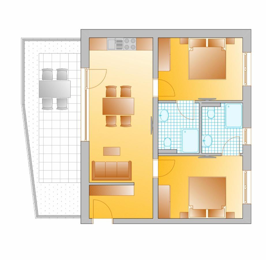 Appartement Hammerrain Flachau Buitenkant foto